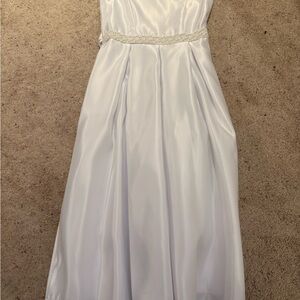Elegant White Kids Dress